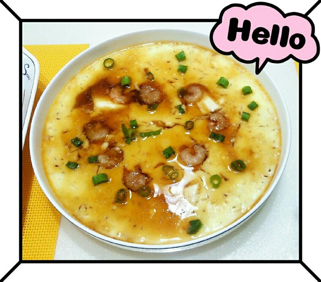 【孕妇食谱】虾仁豆腐鸡蛋羹