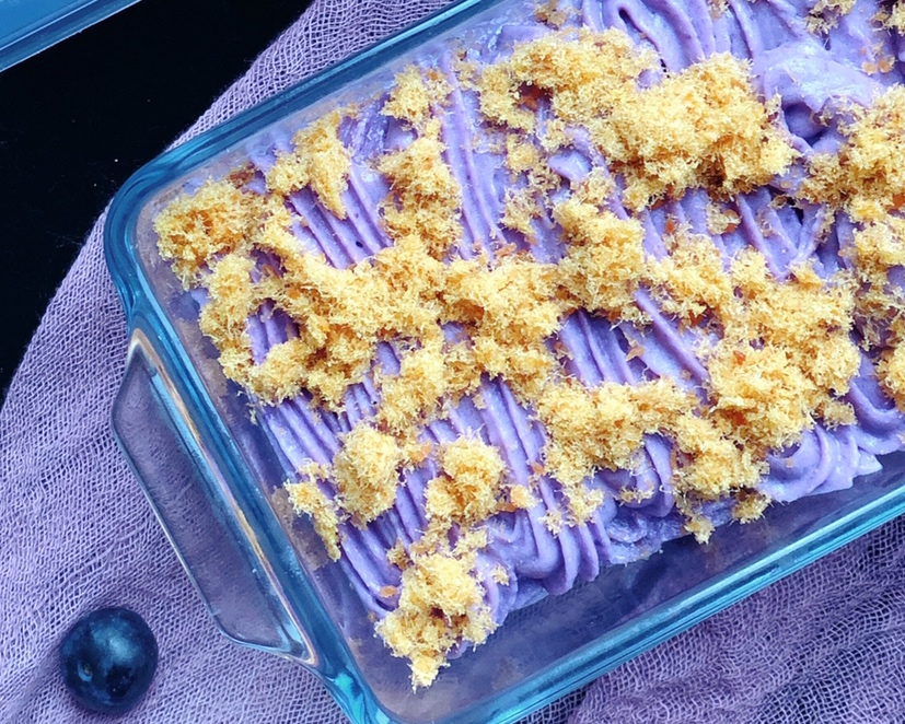 紫薯🍠芋泥麻薯盒子蛋糕的做法 步骤17