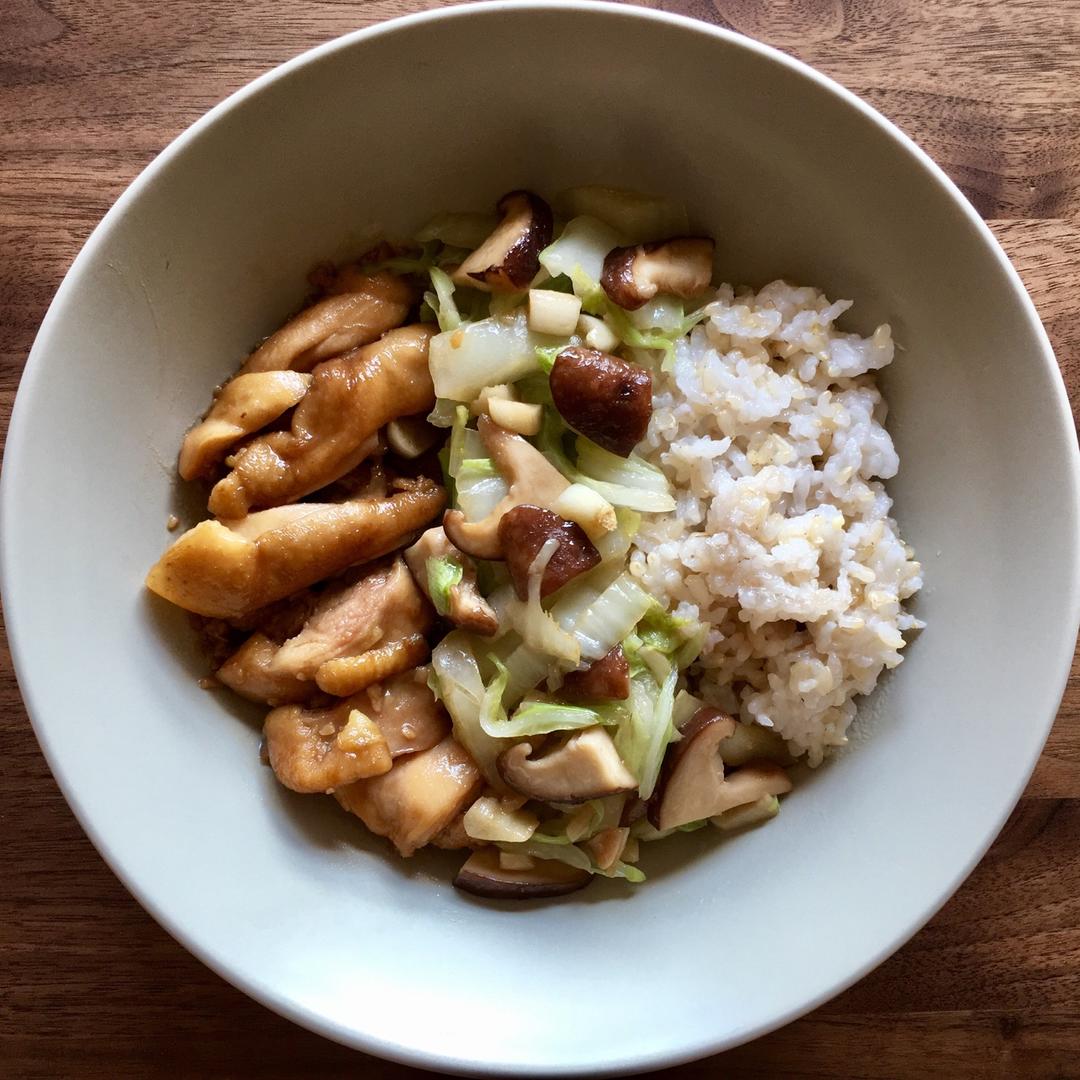 日式照烧鸡排饭