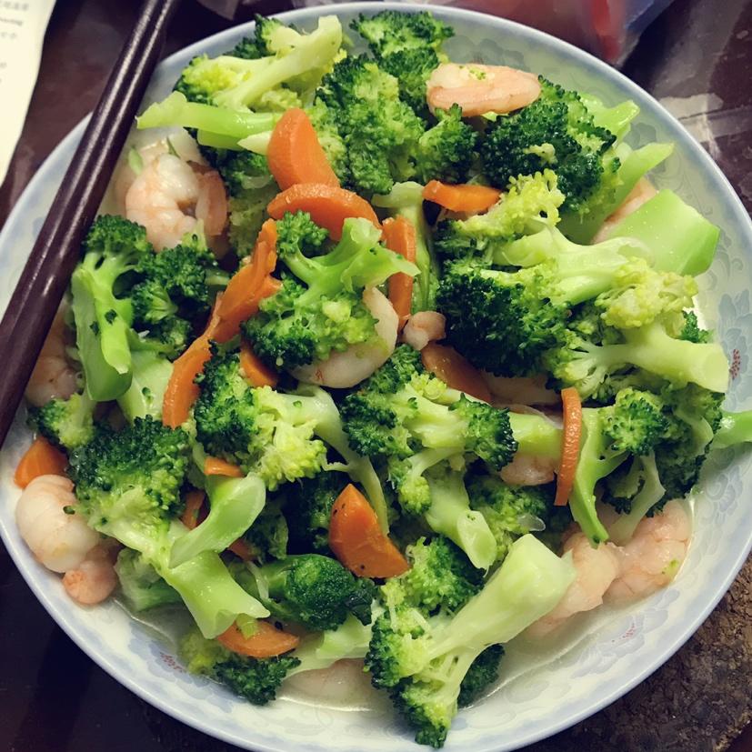 美善品~~~西兰花炒虾仁