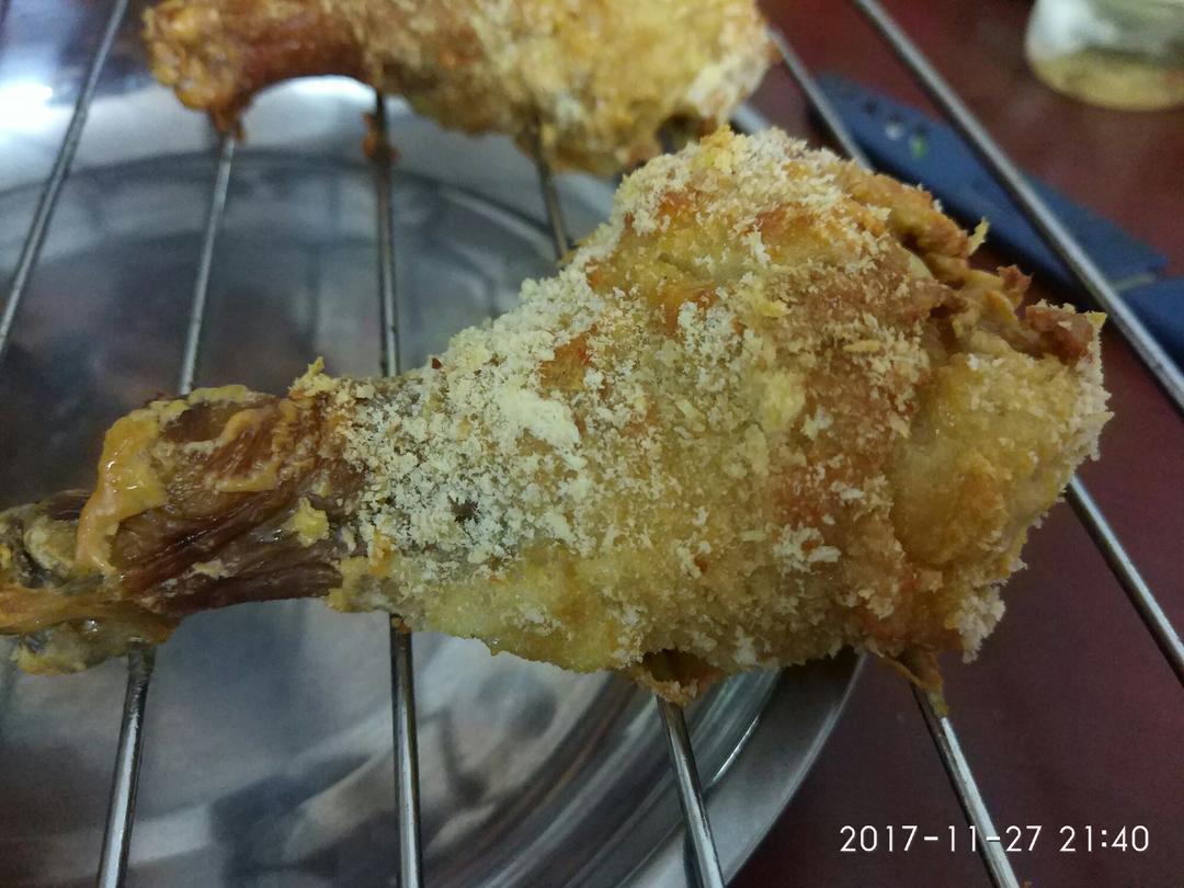 直击KFC脆皮鸡腿