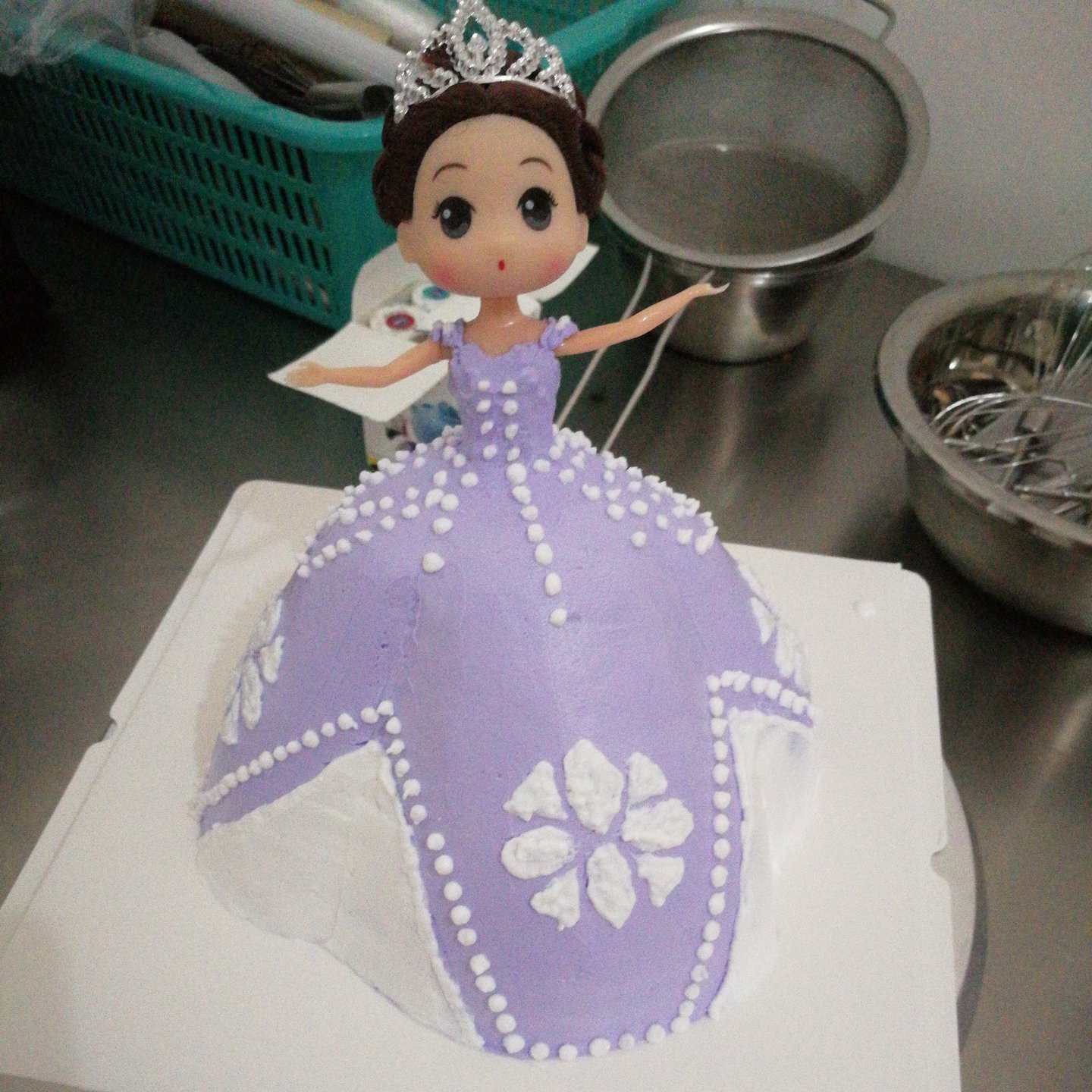 朵草木西子做的苏菲亚小公主蛋糕