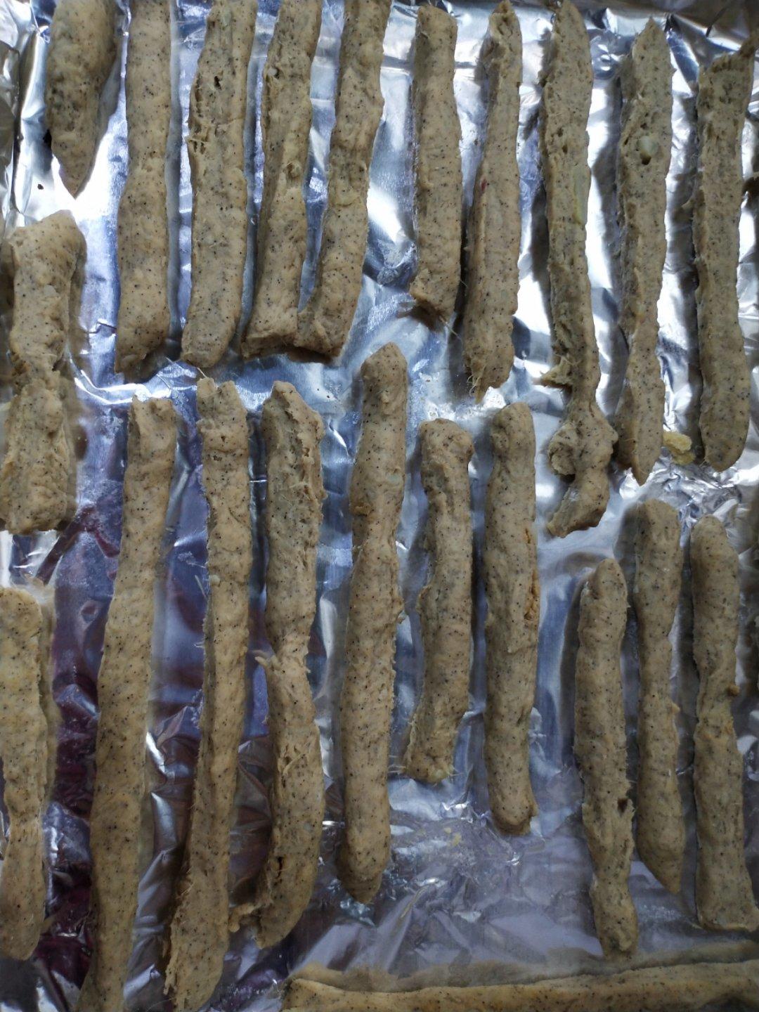 健身小零食:无糖无油——紫薯饼干棒