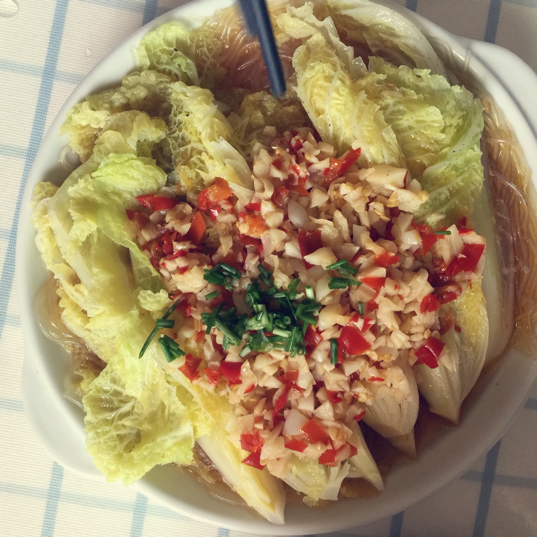 蒜蓉粉丝娃娃菜