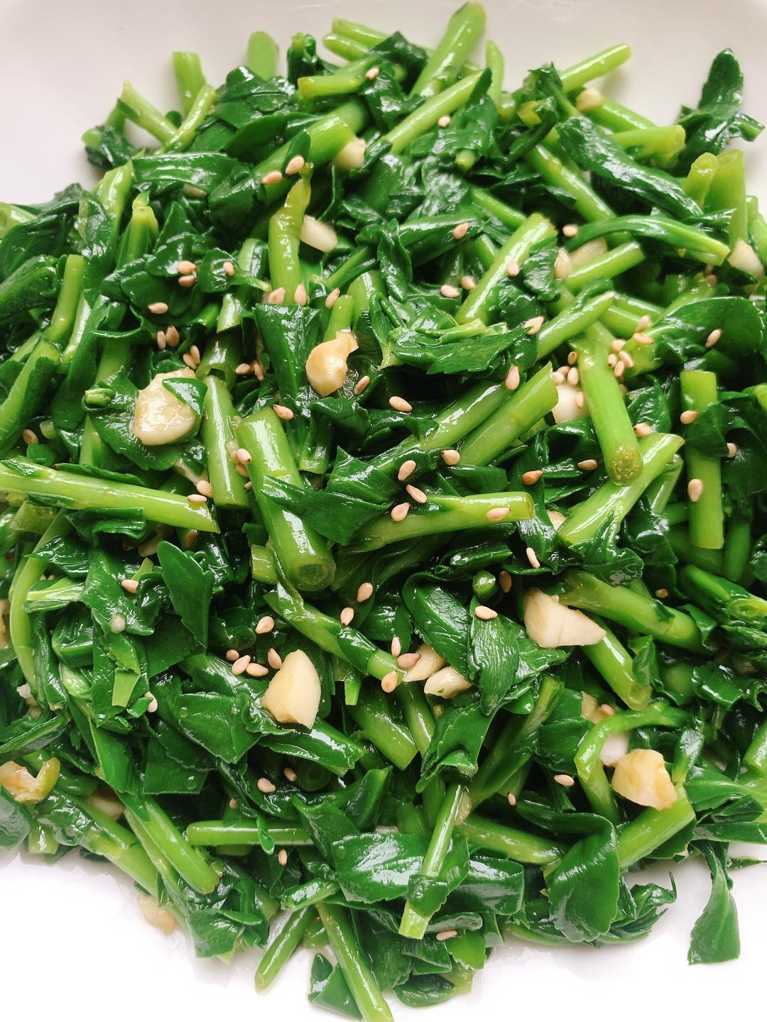 凉拌三七菜🥬的做法