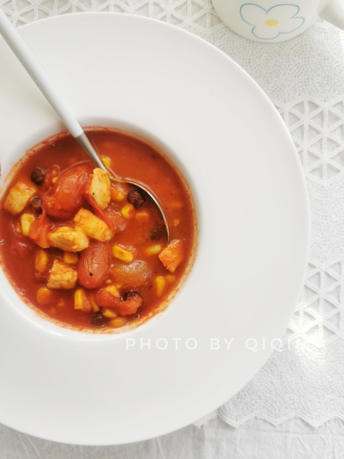 番茄鸡胸炖鹰嘴豆的做法 步骤1