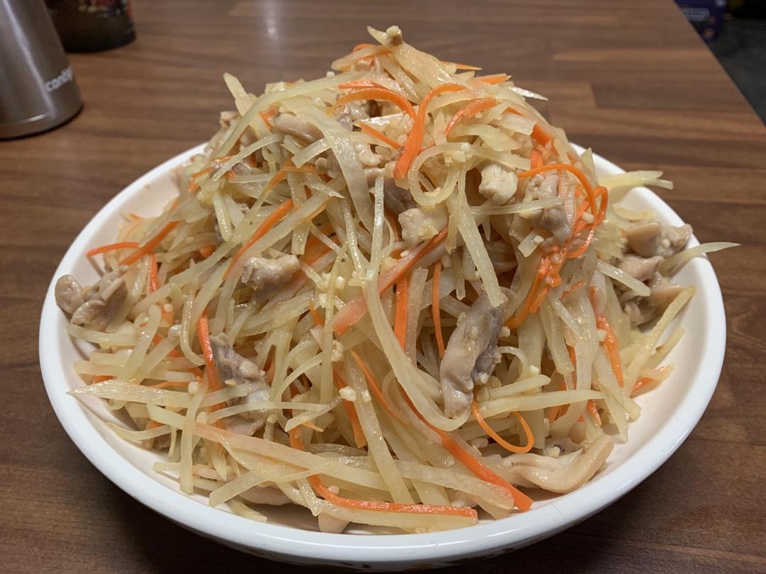 清炒土豆丝(巨简单，巨好吃)