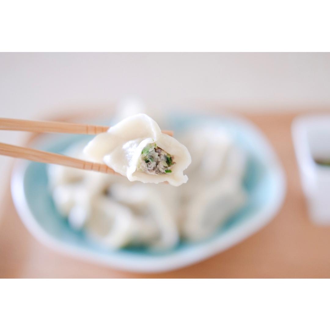 青菜木耳馅儿饺子