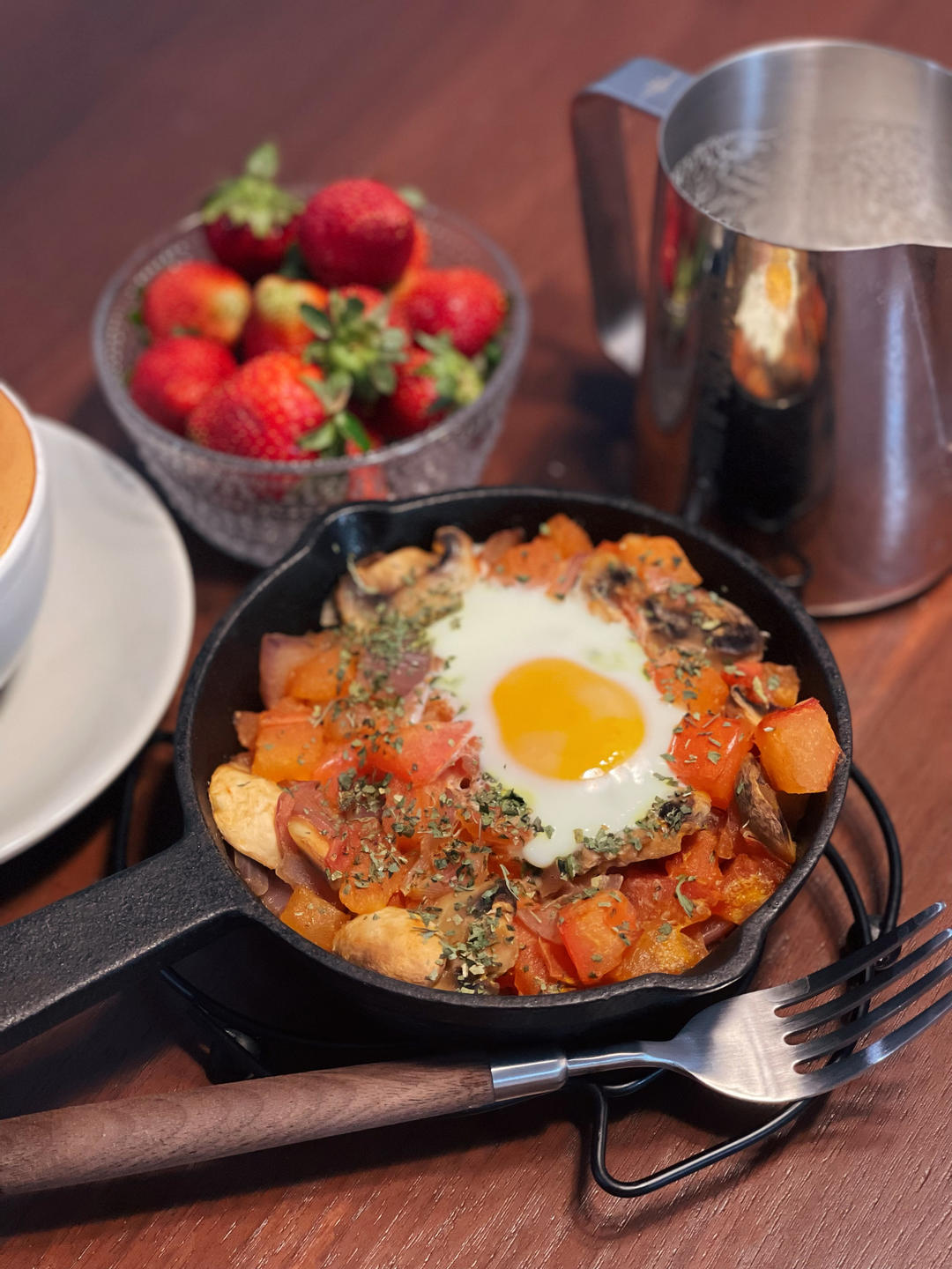 Brunch👍北非蛋佐法棍💥简单快手经典好吃