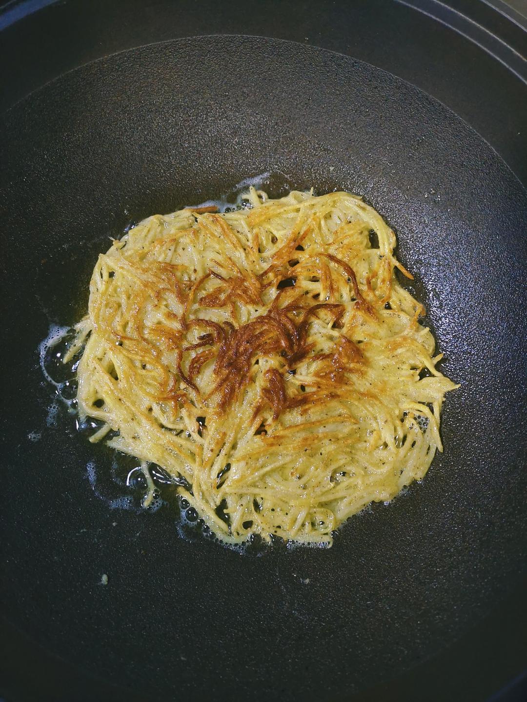 香煎土豆丝饼（超简单）
