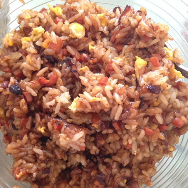 腊味酱油炒饭