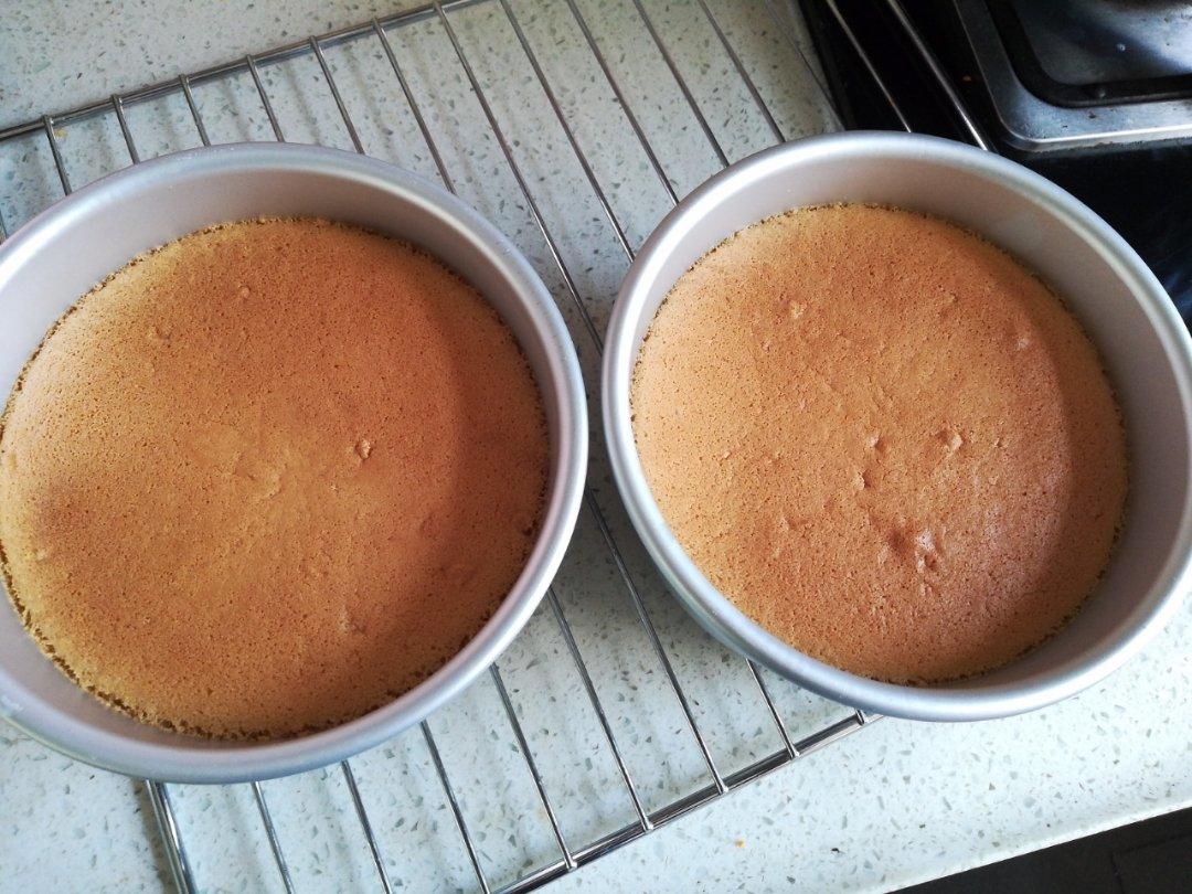 超好记八寸戚风蛋糕（后蛋法）