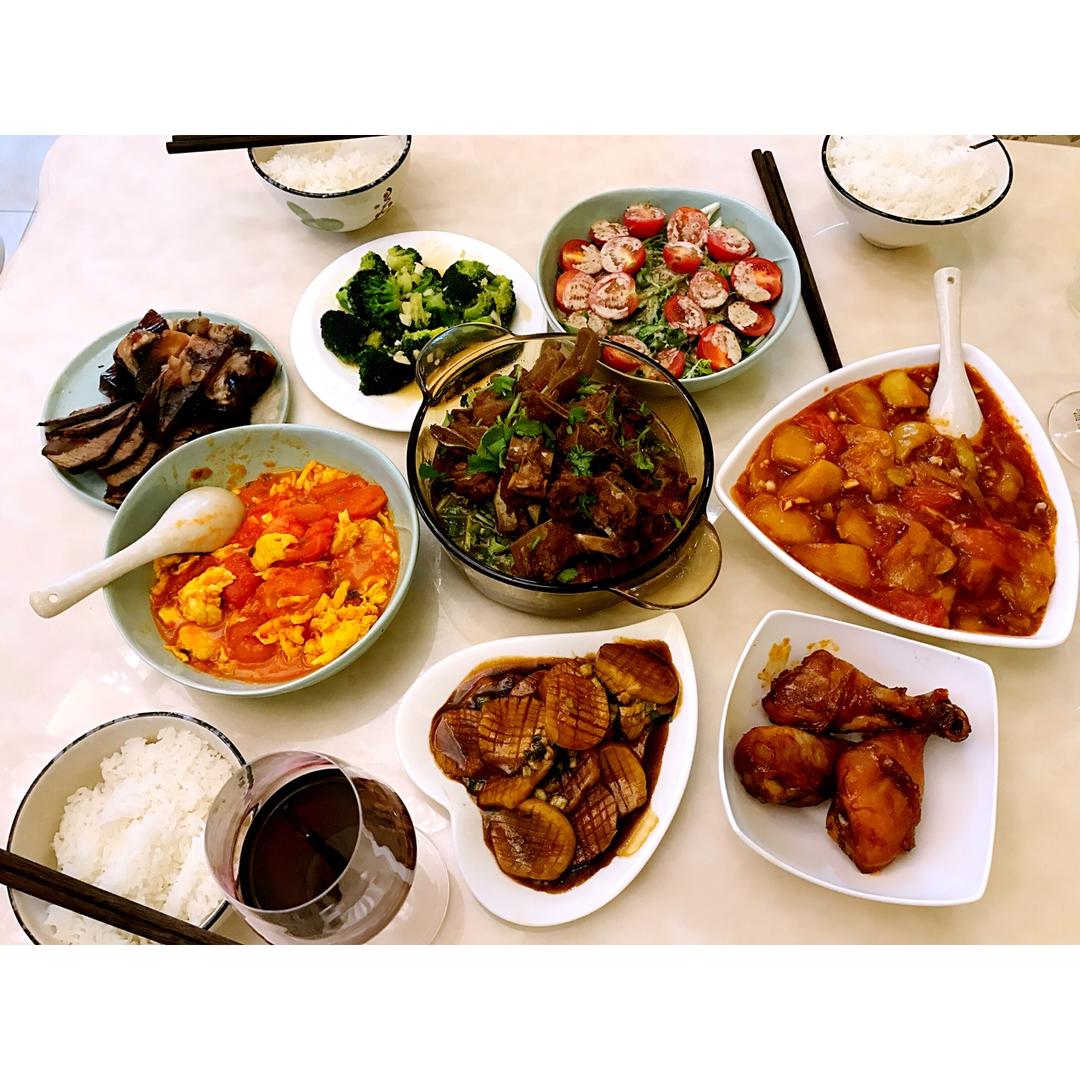 元宝麻麻的厨房做的午餐612016年12月3日