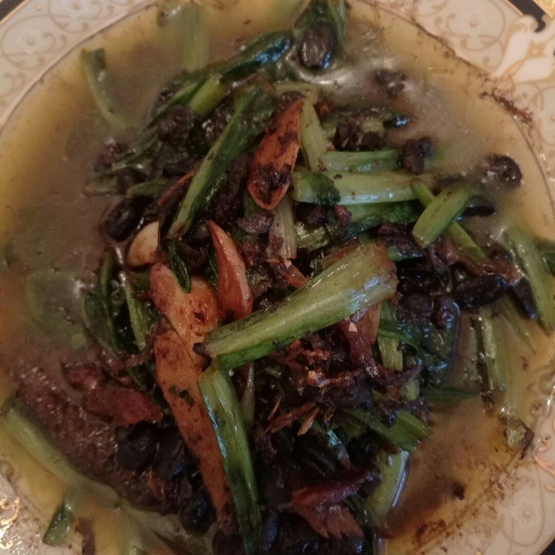 豆豉鲮鱼油麦菜