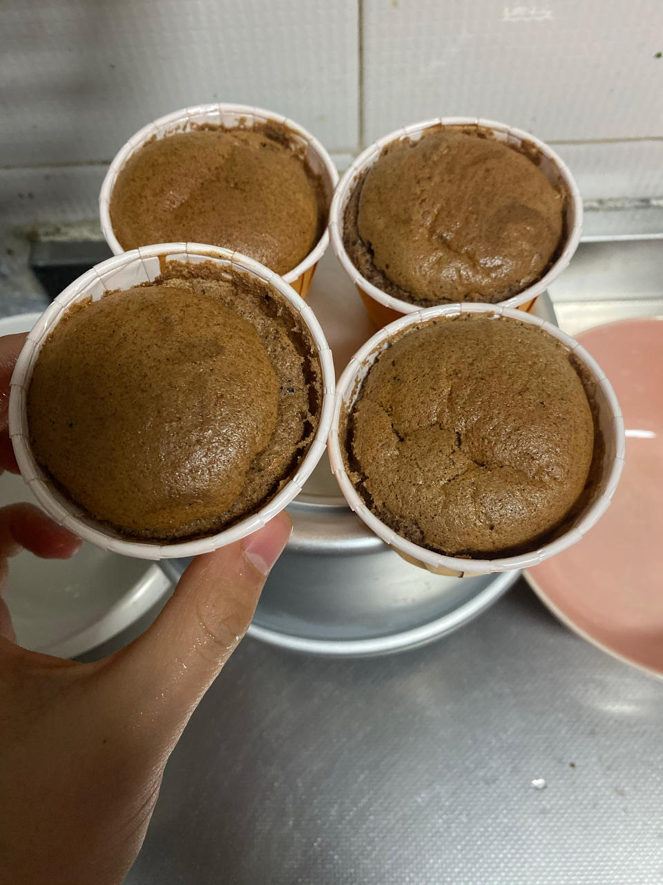 6⃣️寸可可戚风|纸杯蛋糕