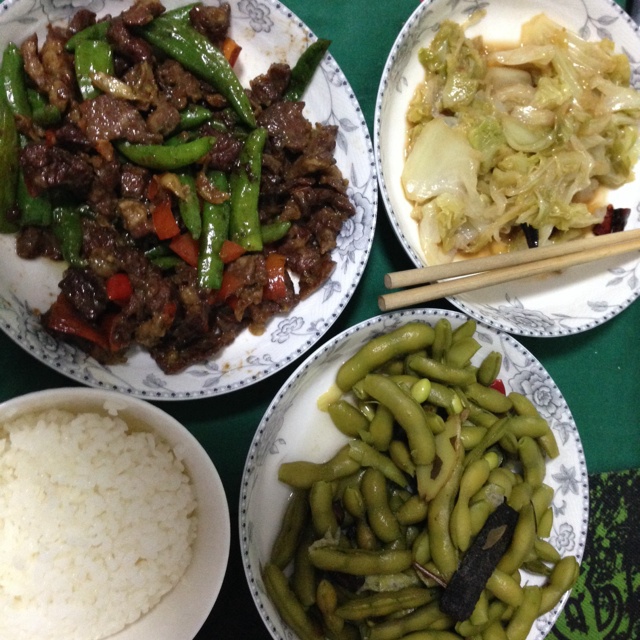 杭椒炒牛柳