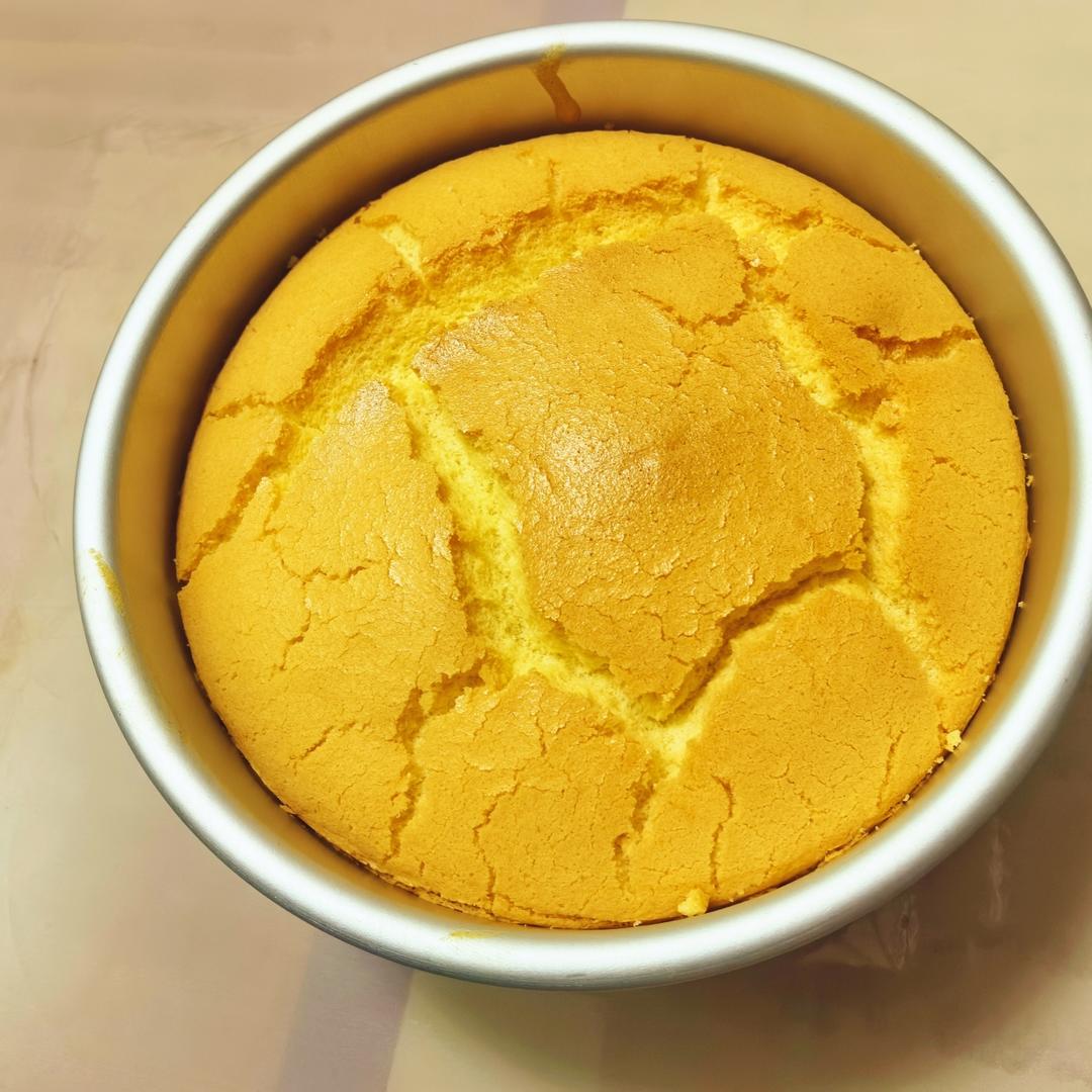 超柔软6寸戚风蛋糕(附8寸配方)零失败 超详细‼️含操作视频