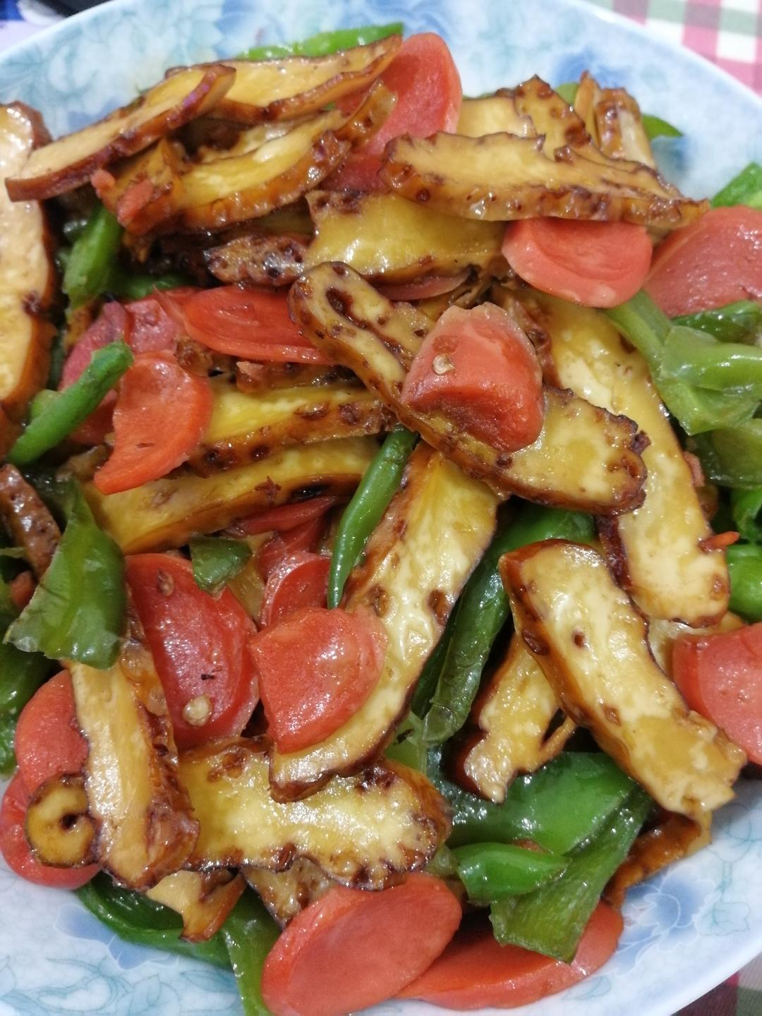 ninitu1221做的辣椒炒酱干