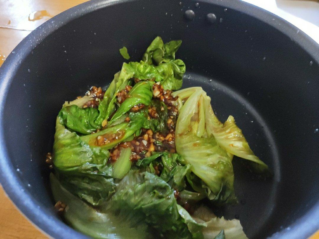 蚝油生菜（翠绿及摆盘秘诀）