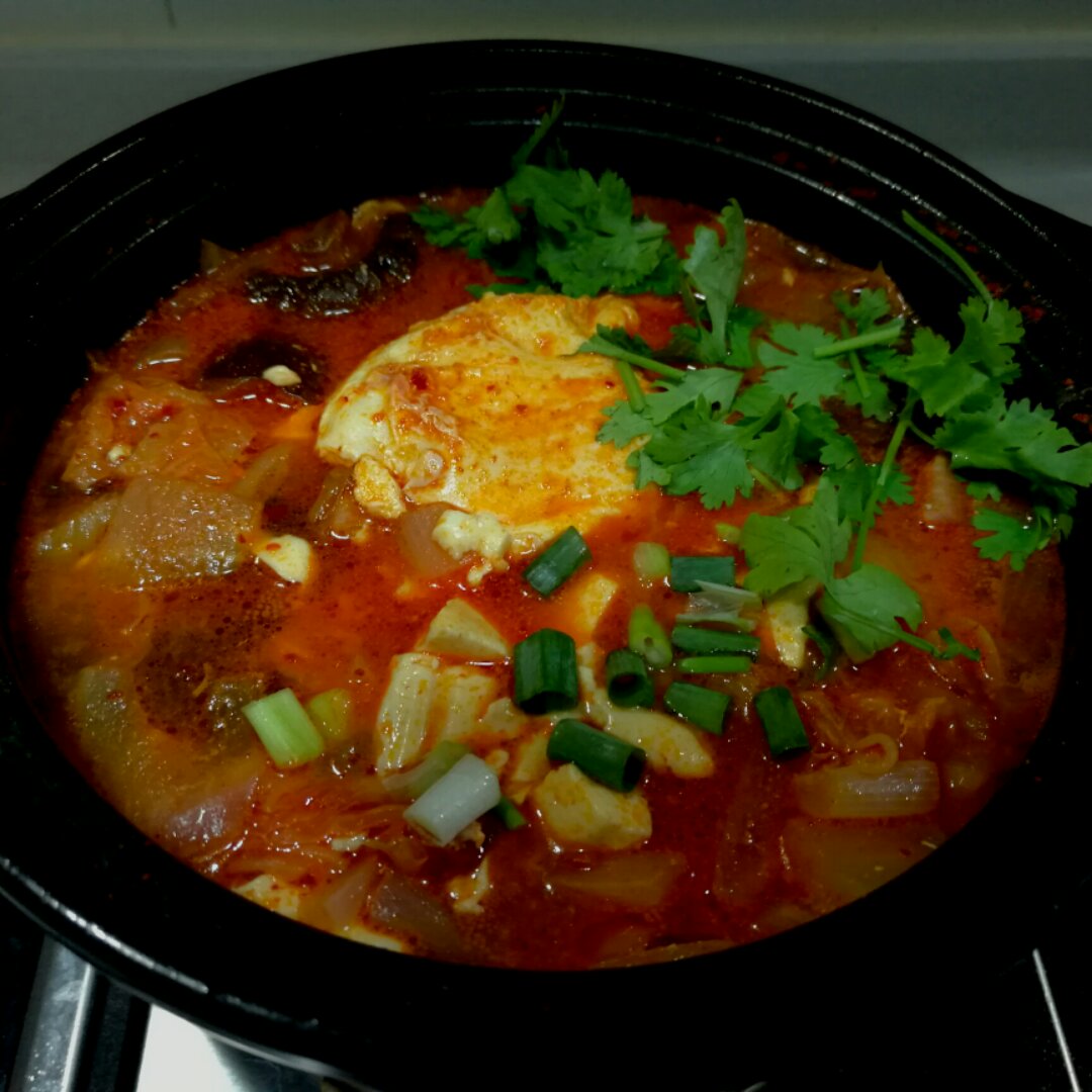 韩式豆腐锅 Korean Tofu Hotpot