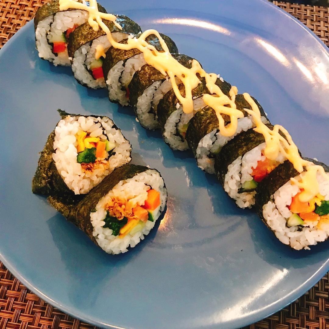 简单寿司/鸡蛋寿司/反转寿司/花样寿司/紫菜包饭