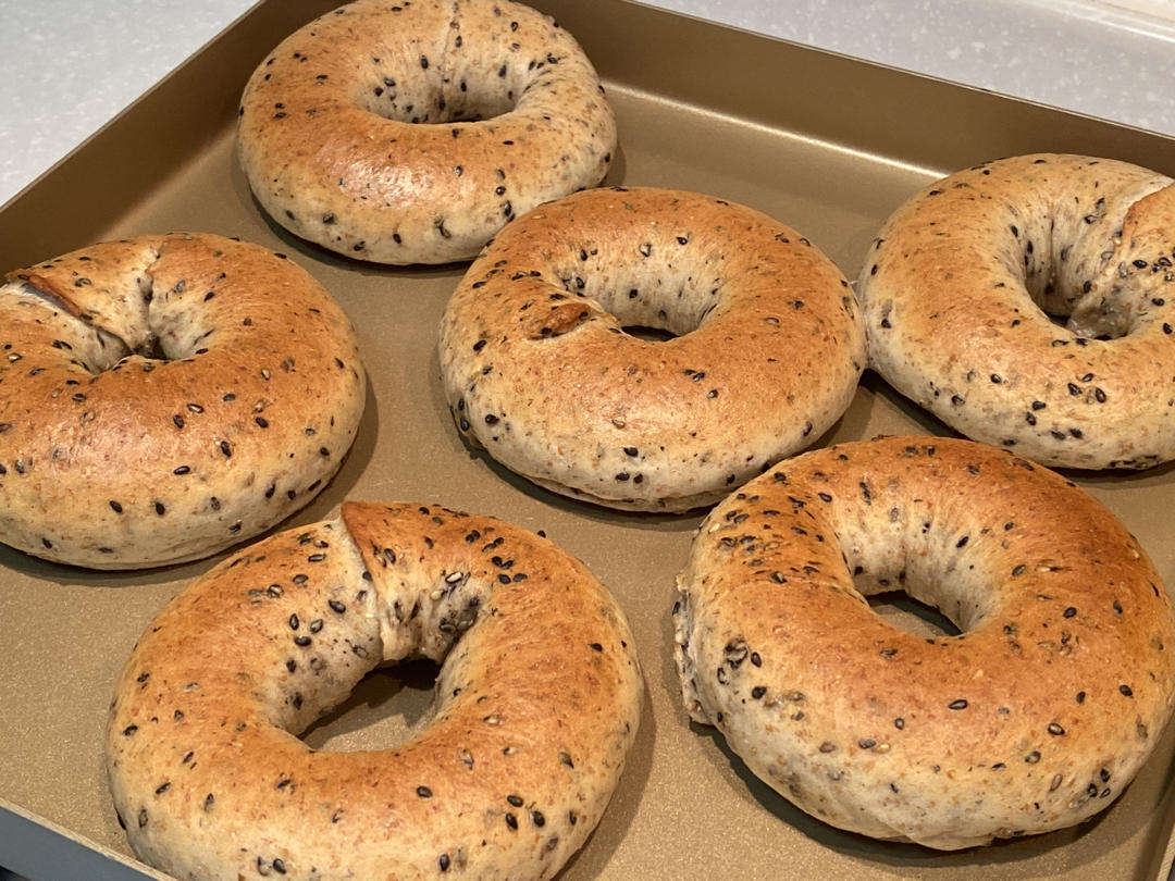 原味贝果🥯/黑芝麻贝果🥯
