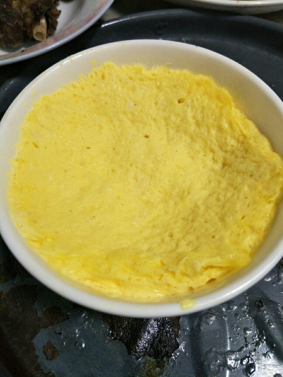 孕妇甜点之微波炉版核桃牛奶蒸蛋牛奶布丁