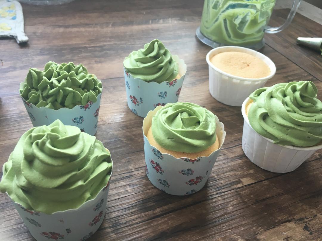 小清新柠檬纸杯蛋糕