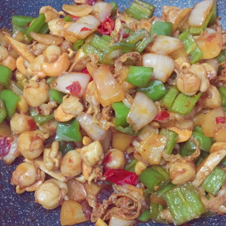 家常小炒扇贝肉