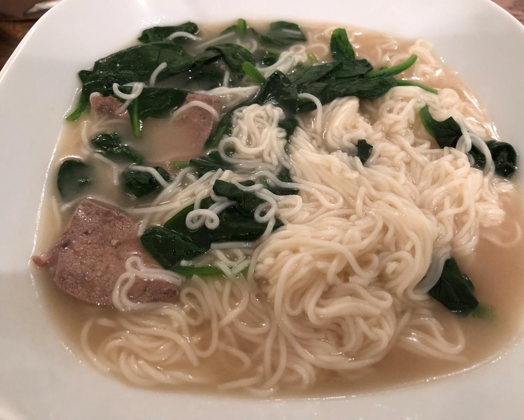 猪肝面线