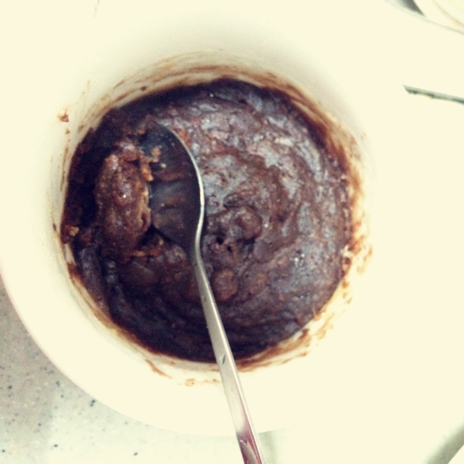 1分钟微波炉布朗尼brownie