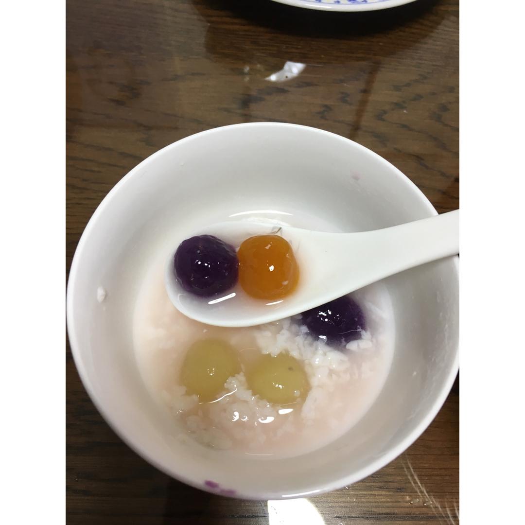 多彩芋圆