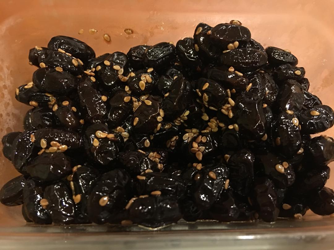 韩式酱煮黑豆