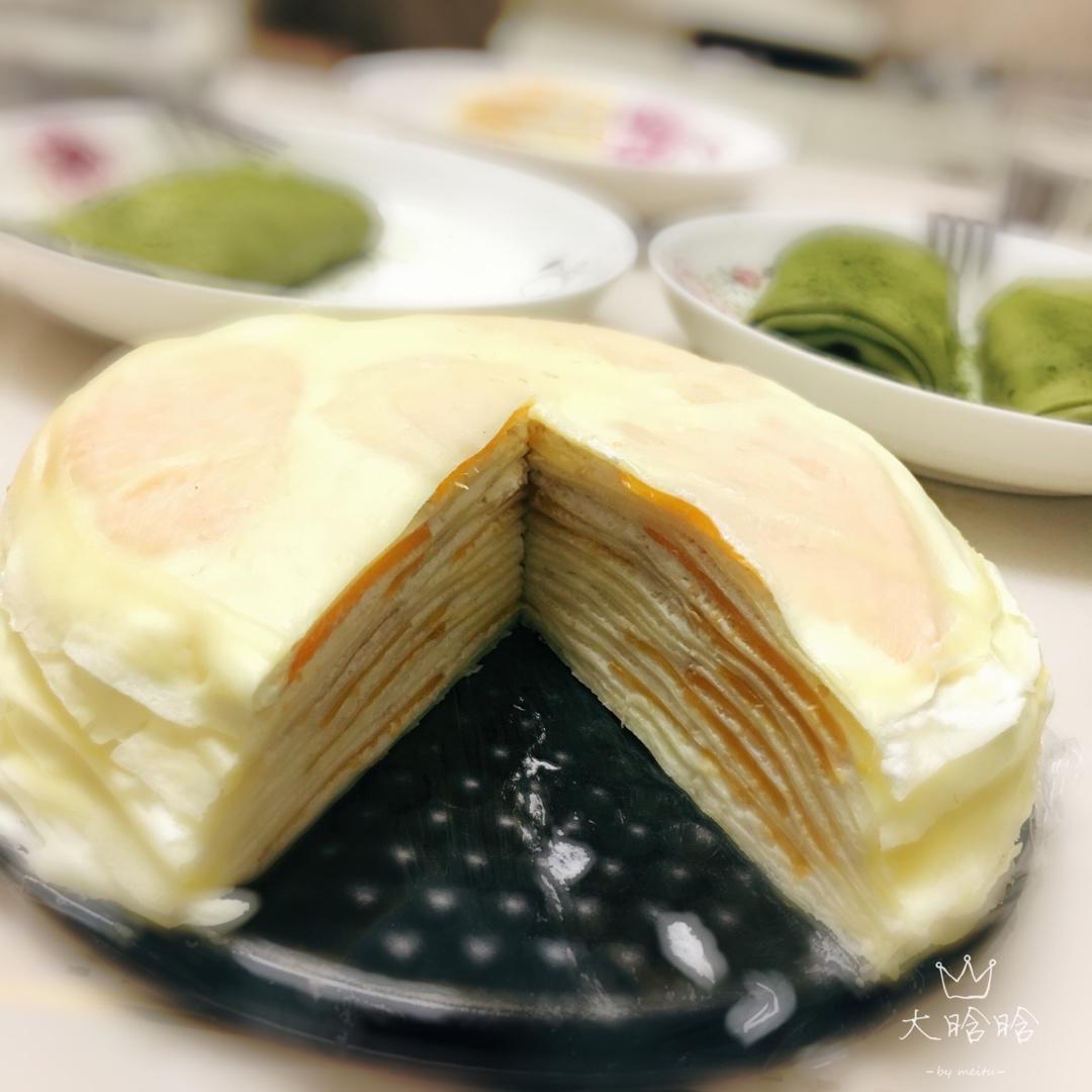 芒果千层蛋糕，100%成功告别煎皮无能