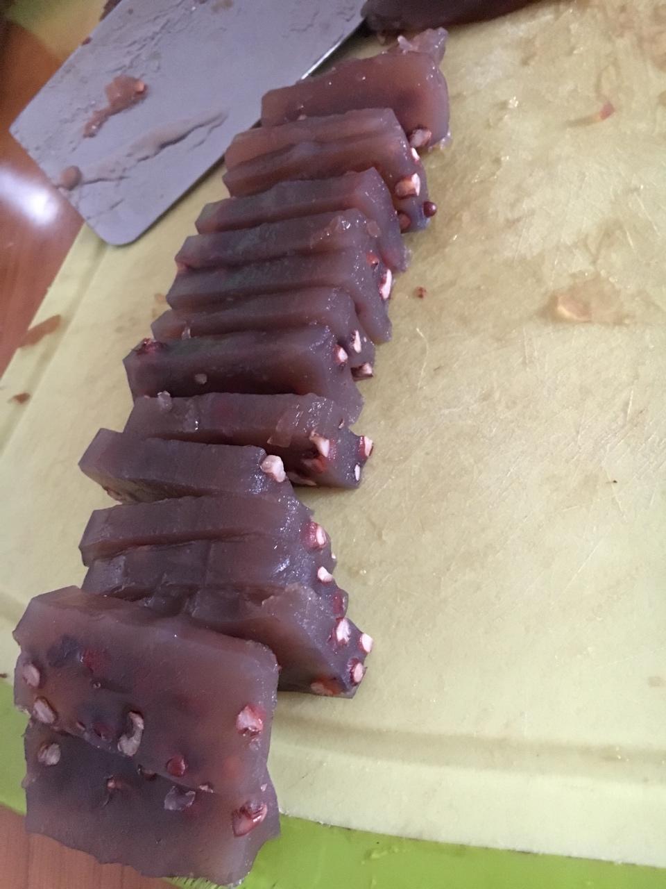 冰晶红豆马蹄糕