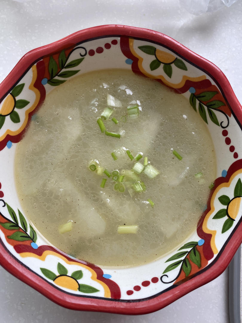 桃瑾薇薇做的懶人低油低鹽減肥餐17冬瓜蛤蜊湯