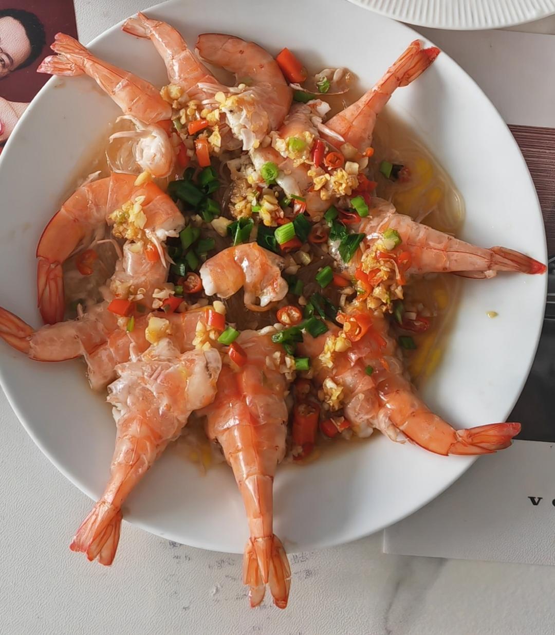 蒜蓉粉丝开背虾