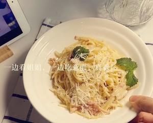意大利香菇培根🥓奶油面面的做法 步骤8
