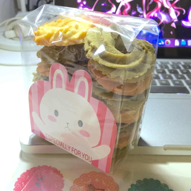 多种口味曲奇（香草、巧克力、抹茶）