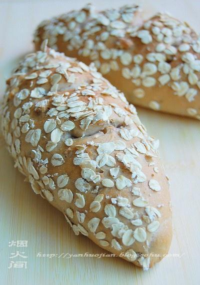 燕麦核桃面包（汤种）的做法