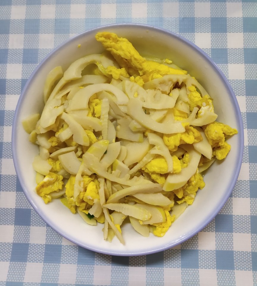 竹笋炒鸡蛋