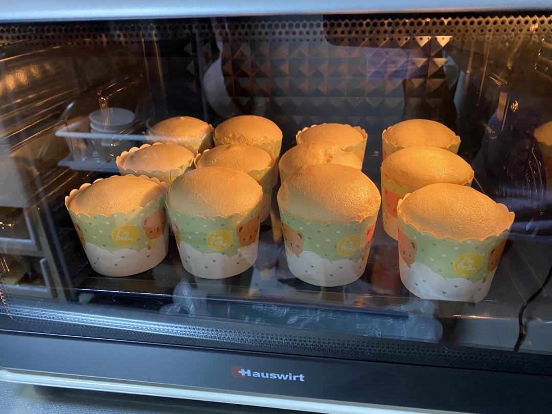 纸杯蛋糕 8寸戚风蛋糕的量