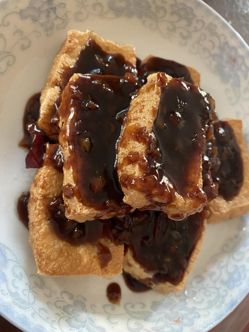 零失败蒜香汁炸豆腐