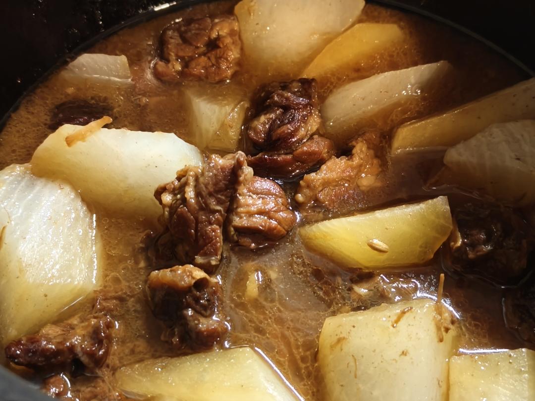 红烧牛肉炖萝卜