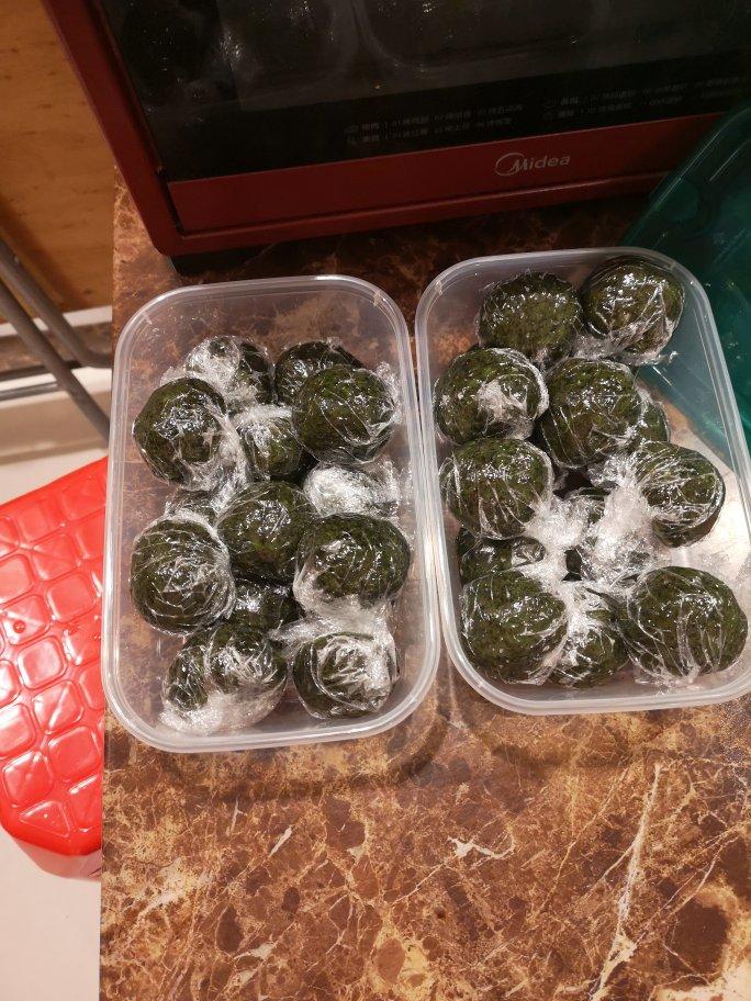 【网红肉松蛋黄青团】-艾草版（附艾草处理及保存）