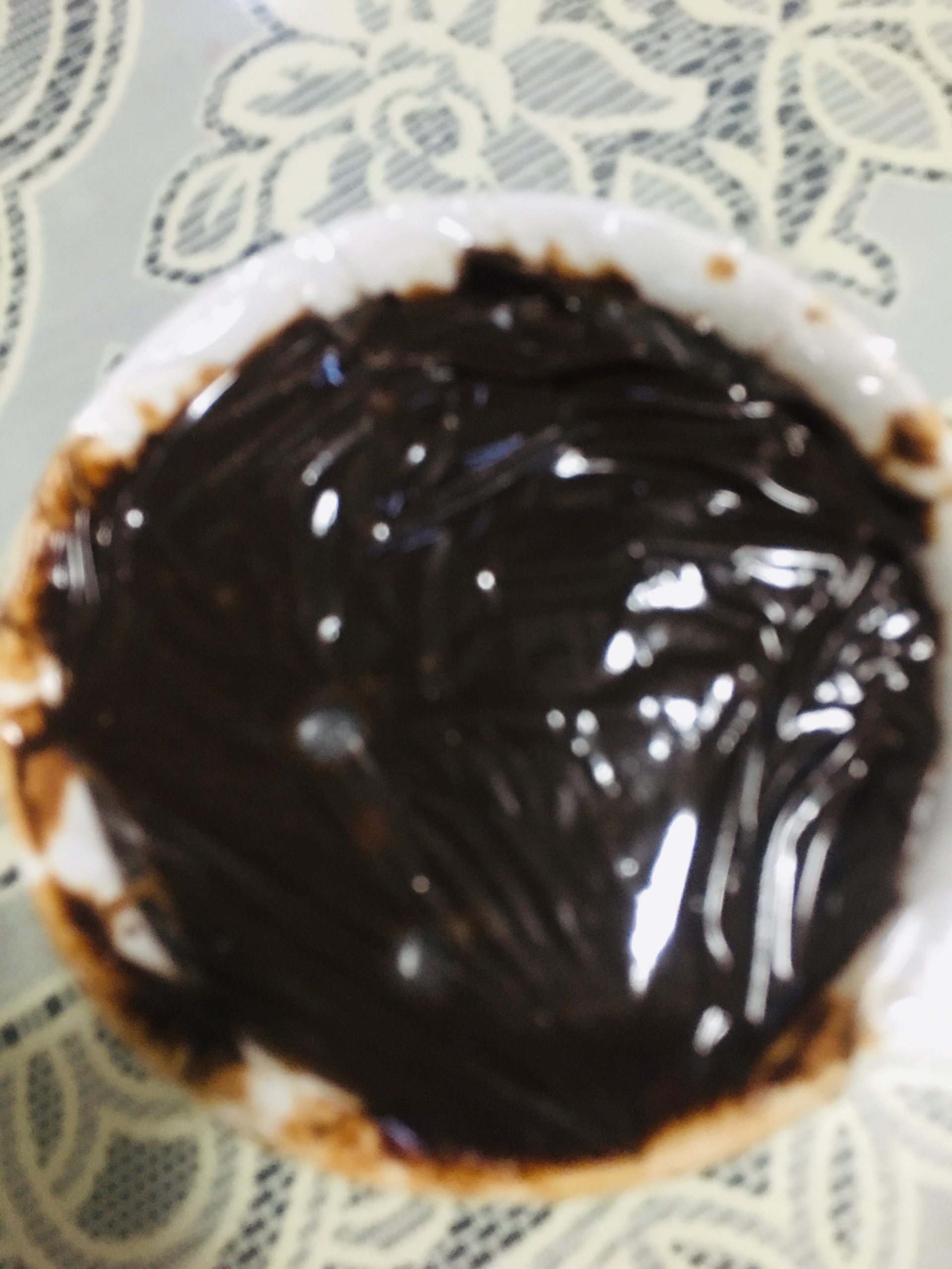 豆腐渣状淡奶油制作巧克力甘纳许（可用于制作巧克力香堤奶油）的做法 步骤3