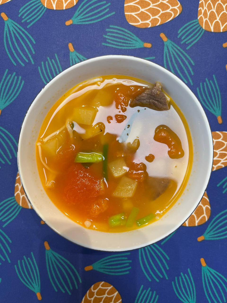 好喝开胃❗️连汤汁都不剩的番茄土豆肥牛汤。