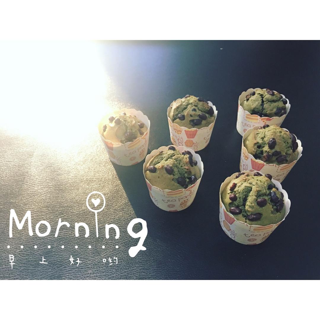 抹茶红豆玛芬