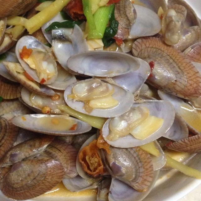 辣炒花蛤（快手简易版）的做法