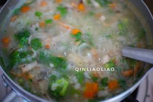 海米蔬菜粥-（拯救剩食）的做法 步骤9